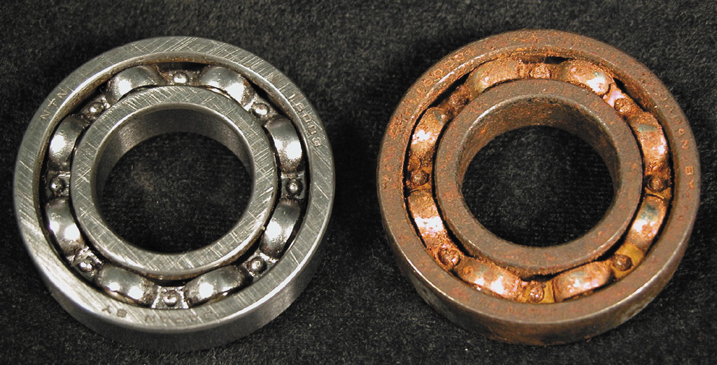 Bearing rust prevention method reference