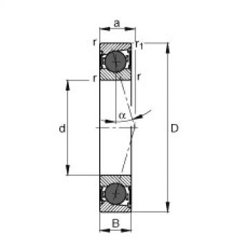 Bearing HCB7000-C-2RSD-T-P4S FAG