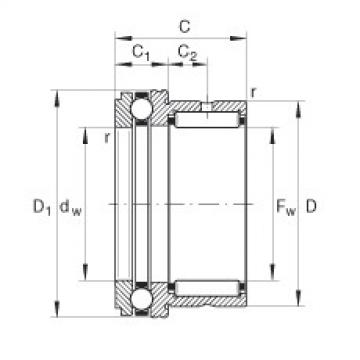 Bearing NKX12 INA