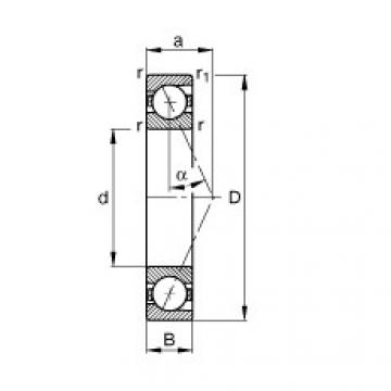 Bearing B71903-E-T-P4S FAG