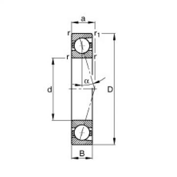 Bearing B7000-C-T-P4S FAG