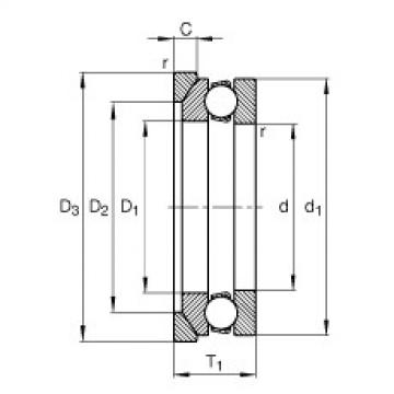 Bearing 53234-MP + U234 FAG