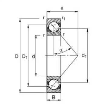 Bearing 71813-B-TVH FAG