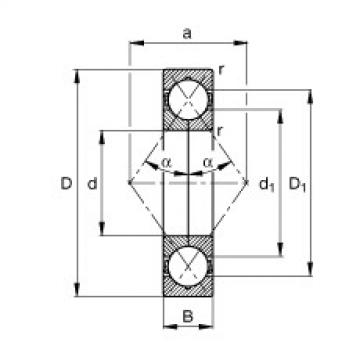 Bearing QJ211-TVP FAG