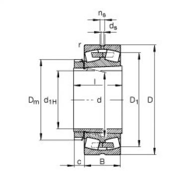 Bearing 23940-S-K-MB + H3940 FAG