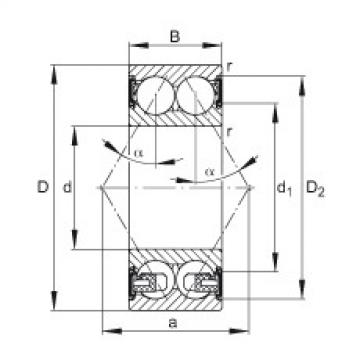 Bearing 3206-BD-2HRS-TVH FAG