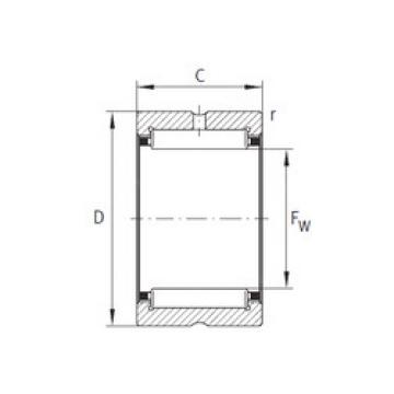 Bearing HL-8E-NK36X64X19#13 NTN