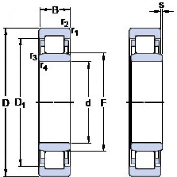 Bearing NU 1020 M SKF