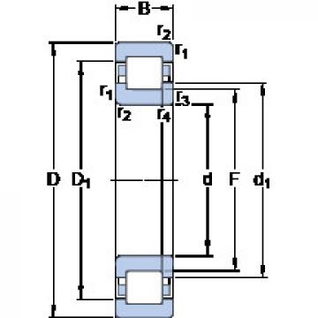 Bearing NUP 219 ECM SKF