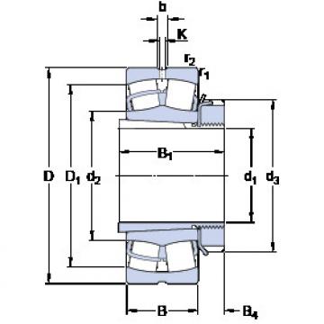 Bearing 23234 CCK/W33 + H 2334 SKF