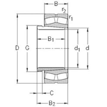 Bearing 239/750-K-MB-W33+AH39/750 NKE