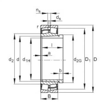 Bearing 24048-E1-K30 + AH24048 FAG