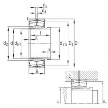 Bearing 24028-E1-K30+AH+AH24028 FAG