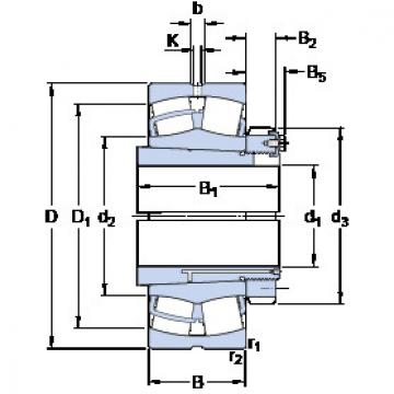 Bearing 23972 CCK/W33 + OH 3972 H SKF