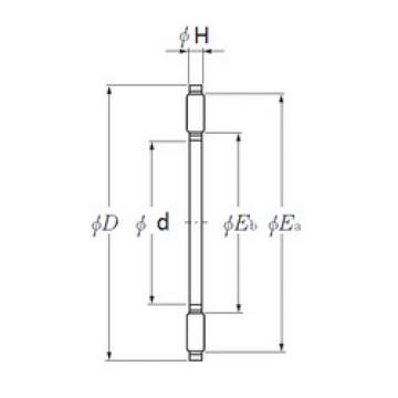 Bearing AXK1104 NTN