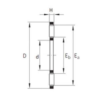 Bearing AXK360X416X7 INA