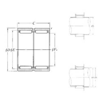 Bearing RNAO-16×24×20ZW NTN