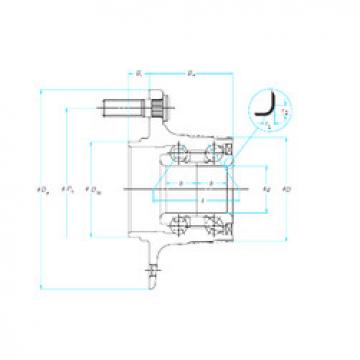 Bearing 28BWK08J NSK