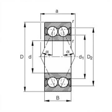 Bearing 30/7-B-2RSR-TVH FAG