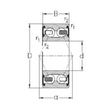 Bearing 3211-B-2RSR-TV NKE