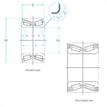 Bearing 43KWD03 NSK