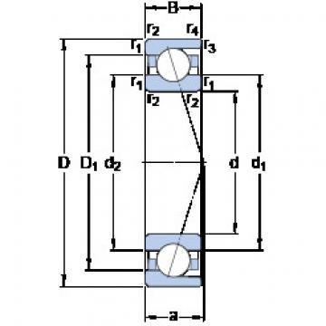 Bearing 7011 ACD/P4A SKF