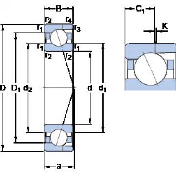 Bearing 7002 CD/HCP4AH SKF