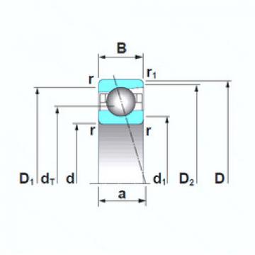 Bearing 7006CTRSU NSK