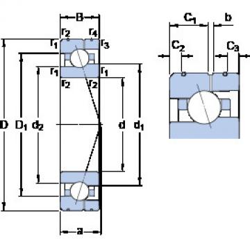 Bearing 7010 CE/HCP4AL SKF