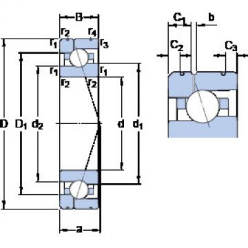 Bearing 7007 CE/P4AL1 SKF