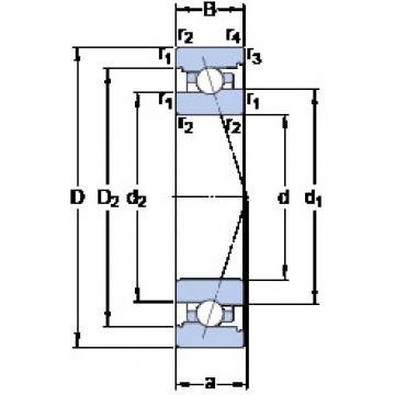 Bearing 7006 ACB/P4A SKF