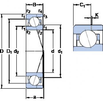 Bearing 719/8 ACE/HCP4AH SKF