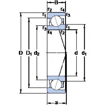 Bearing 71909 CE/HCP4A SKF