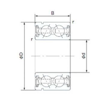 Bearing BD25-9T12C3**UR NSK