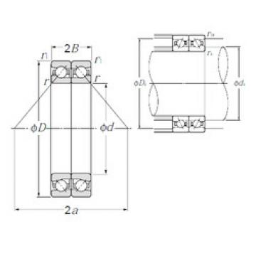 Bearing HTA008DB NTN