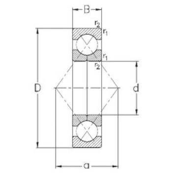 Bearing QJ205-MPA NKE