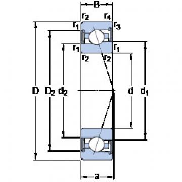 Bearing S7006 ACE/HCP4A SKF