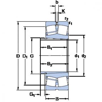 Bearing 22219 EK + AHX 319 SKF