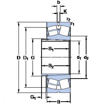 Bearing 24134 CCK30/W33 + AH 24134 SKF