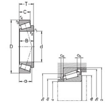 Bearing 32008-X NKE