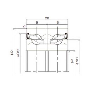 Bearing 17TAB04DB-2NK NACHI