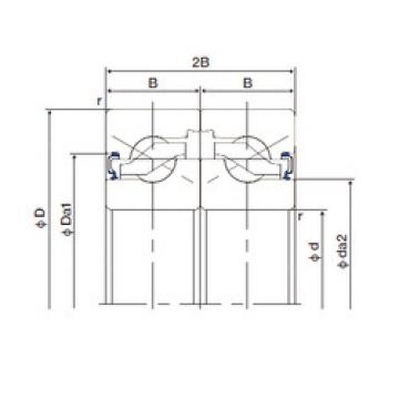 Bearing 20TAB04DF-2LR NACHI