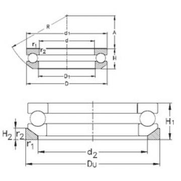 Bearing 53202+U202 NKE