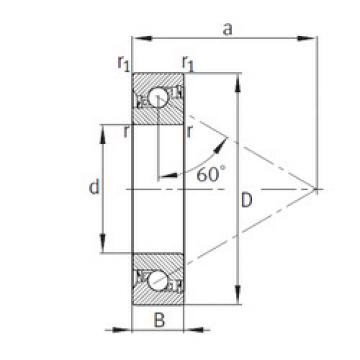 Bearing 7603025-2RS-TVP FAG