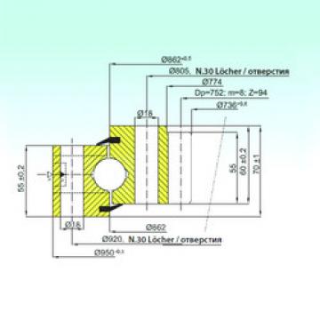 Bearing ZB1.25.0862.200-1SPPN ISB