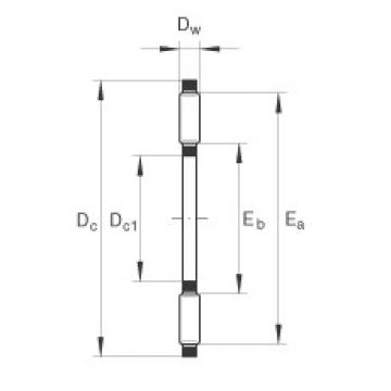 Bearing AXK100135 INA