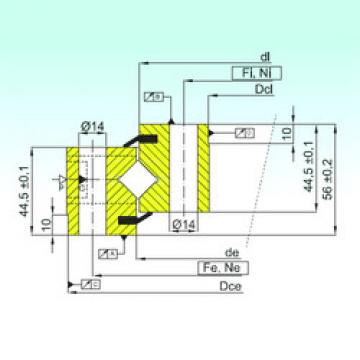 Bearing NR1.14.0414.201-3PPN ISB