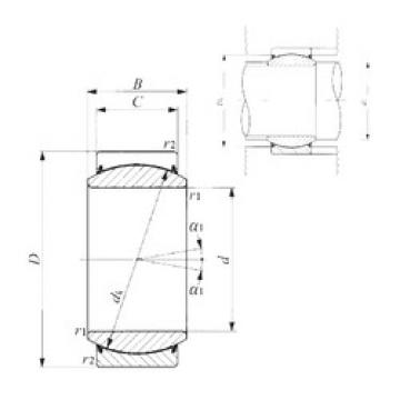 Bearing GE 60EC-2RS IKO