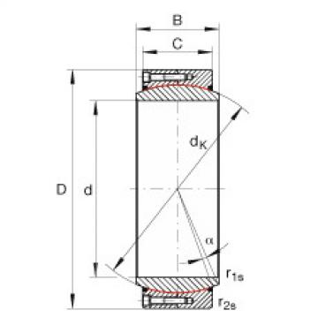 Bearing GE340-DW-2RS2 INA