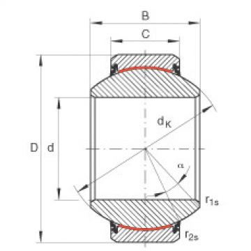 Bearing GE280-FW-2RS INA